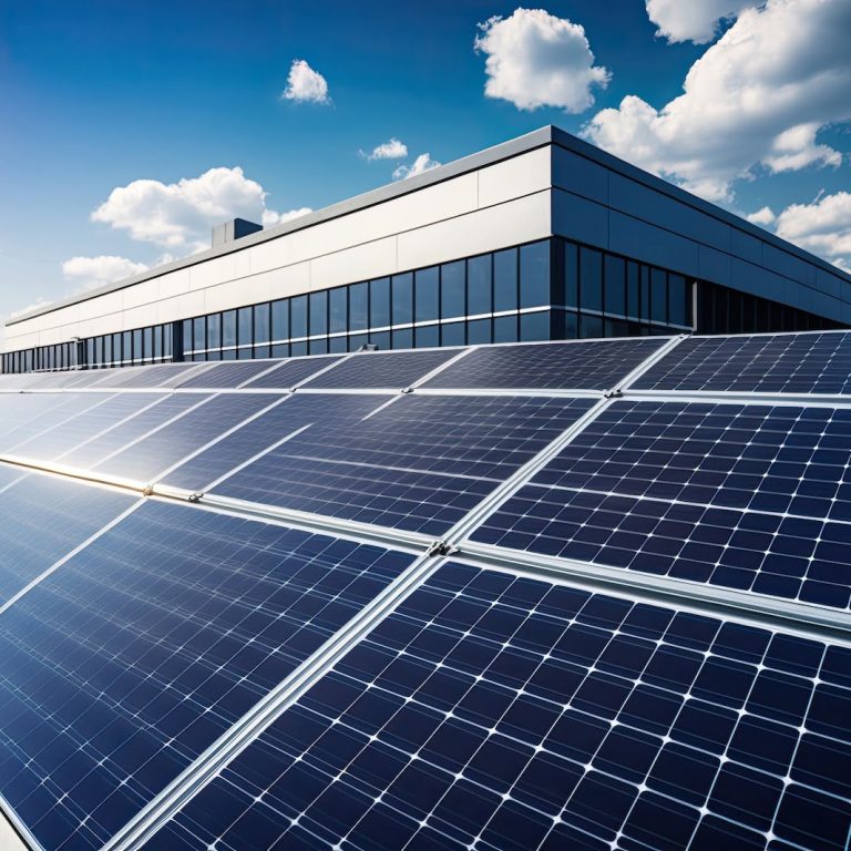 solar panel installation on a new building, providing renewable energy source solar panel installation on a new building, providing renewable energy source, created with generative ai